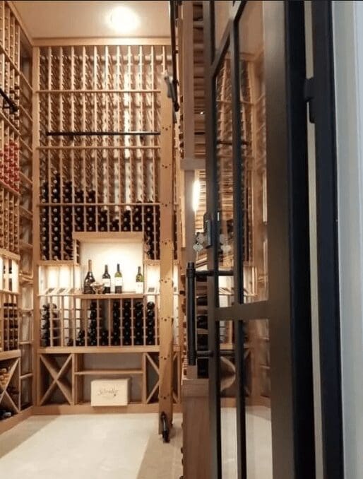wine cellar door