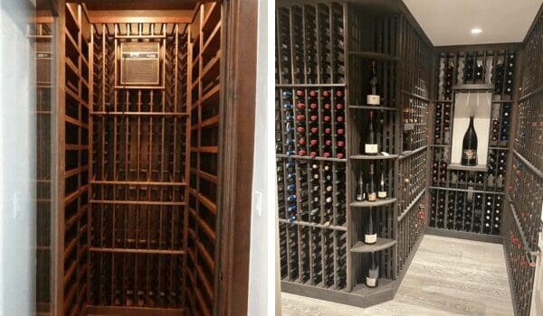 Wooden wine racks houston
