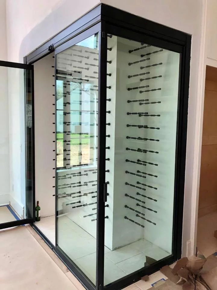 glass wine cellar houston