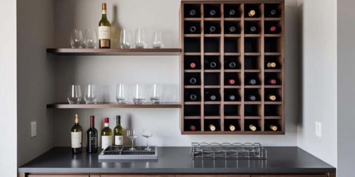 kitchen wine rack
